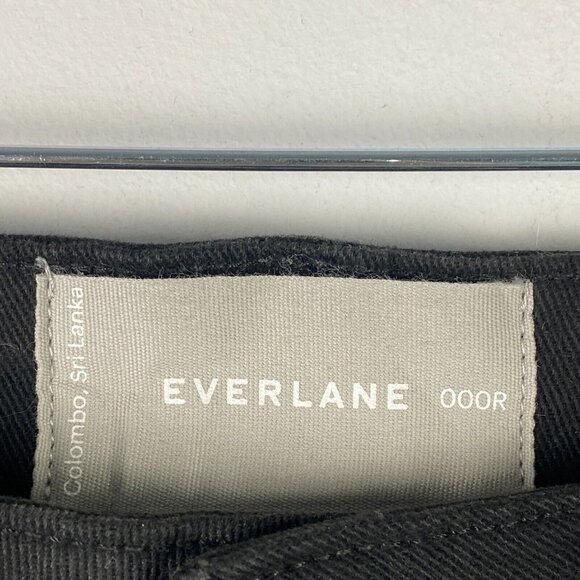 Everlane The Utility Barrel Pant High-Rise Crop in Black Size 000 - Picture 4 of 11